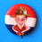 Pin Back Boy Scout Front View Campaign Hat