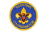 Scouting Coordinator Patch Blue Background Clear Plastic Back