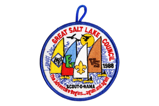 1988 Great Salt Lake Scout O Rama Patch Brown Sail