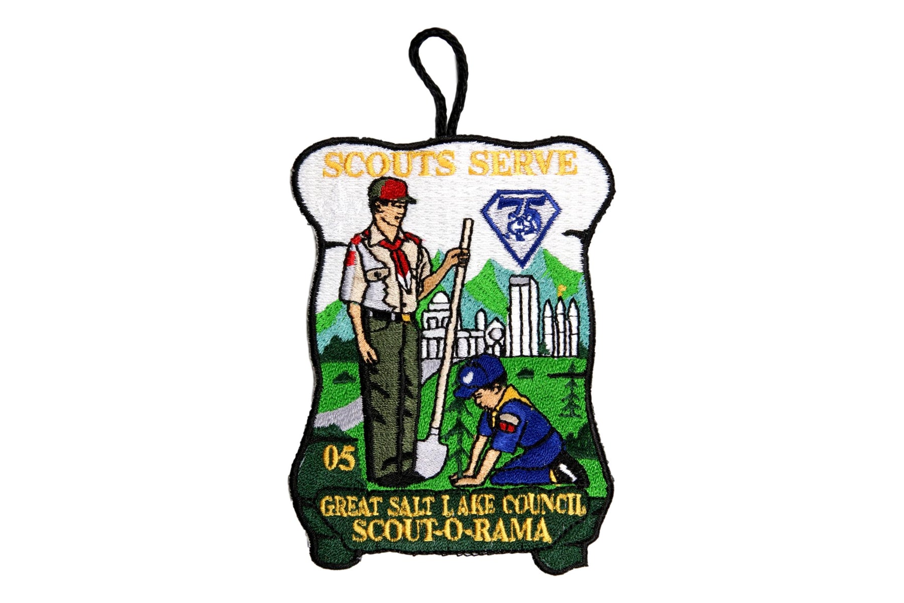 2005 Great Salt Lake Scout O Rama Patch Yellow Lettering