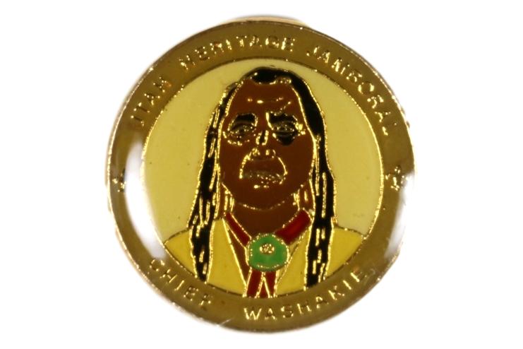 1990 Great Salt Lake Jamboral Activity Pin Chief Washakie