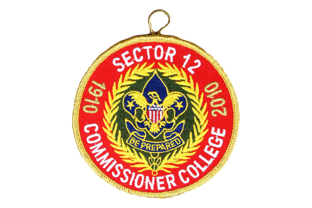 Sector 12 2010 Commissioner College Patch