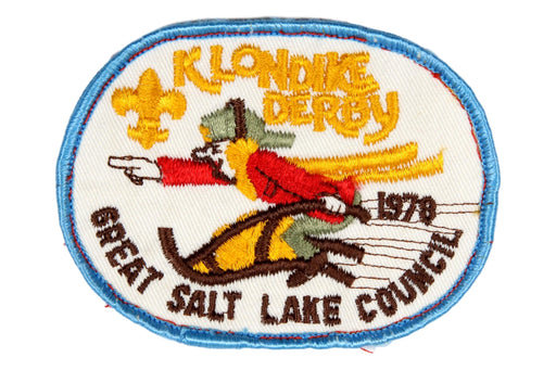 Great Salt Lake Klondike Derby Camp Patch 1978