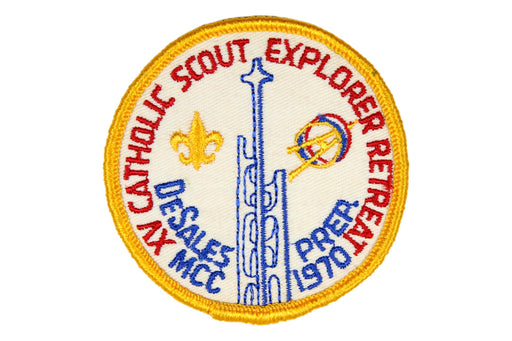 1970 Catholic Scout Explorer Retreat Patch