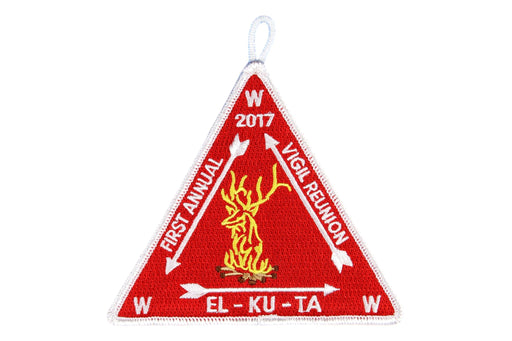 Lodge 520 El-Ku-Ta 2017 Vigil Reunion Patch eX-2017-1