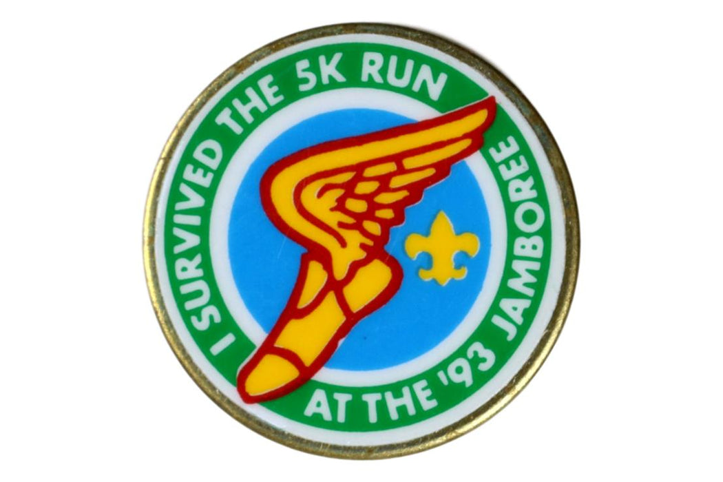 1993 NJ Pin I Survived the 5K Run