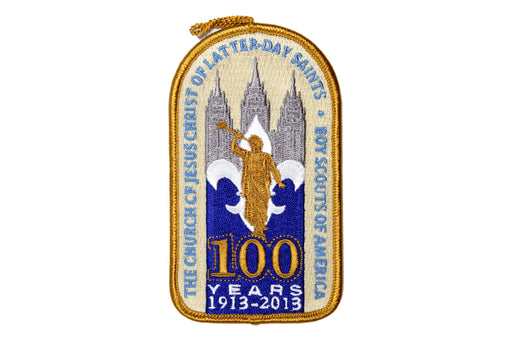 2013 LDS 100th Anniversary of LDS Scouting Two-Sided Patch