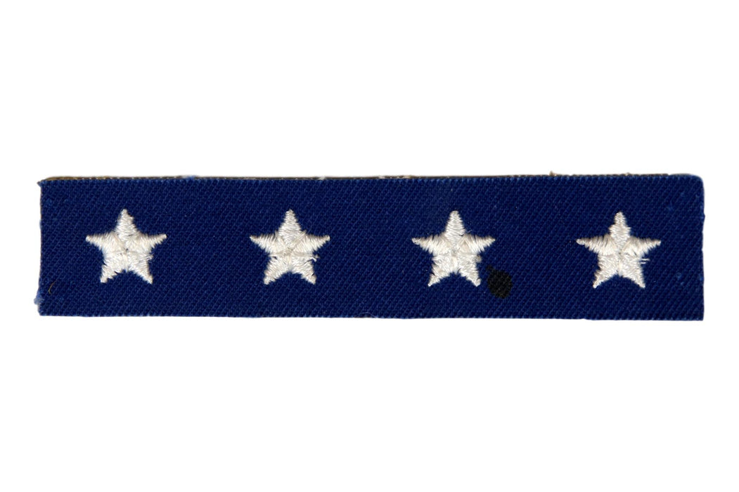 Sea Scout National Rating Bar Patch Blue