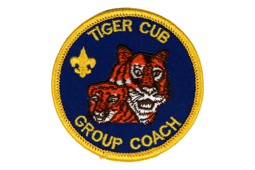 Tiger Cub Group Coach Patch