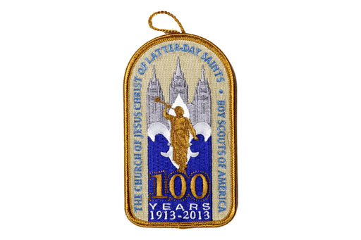 2013 LDS 100th Anniversary of LDS Scouting Single-Sided Patch