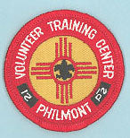 Philmont Volunteer Training Center Patch 2 1/2"
