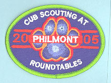 2005 Philmont Cub Scout Training Roundtables Patch