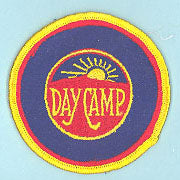 Blazer Day Camp Patch Clear Plastic Back