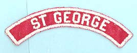 St George Red and White City Strip