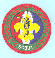 LDS Scouting Patch Prototype? Red Ltrs/Wht Scout