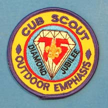 Cub Scout Outdoor Emphasis Patch Plastic/Gauze Back