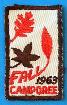 1963 Fall Camporee Patch