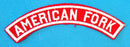 American Fork Red and White City Strip