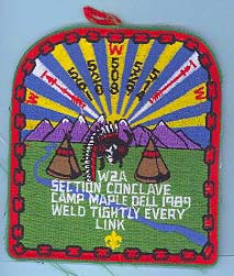 1989 Section W2A Conclave Patch