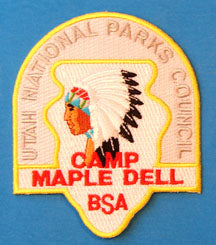 2005 Utah National Parks Camper Patch Maple Dell Special