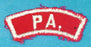 Pennsylvania Red and White State Strip
