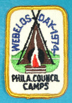 Philadelphia Council Camps Patch 1974