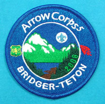 Arrow Corps 5 2008 Patch Bridger-Teton