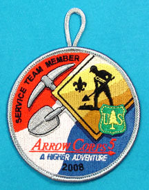 Arrow Corps 5 2008 Patch Round Embroidered