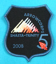 Arrow Corps 5 2008 Patch Shasta-Trinity