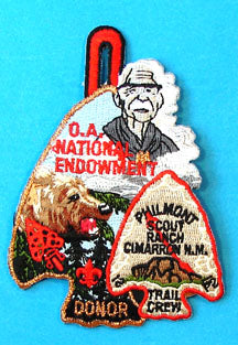 OA National Endowment Donor Patch Bronze Border