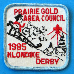 Prairie Gold Area 1985 Klondike Derby Patch