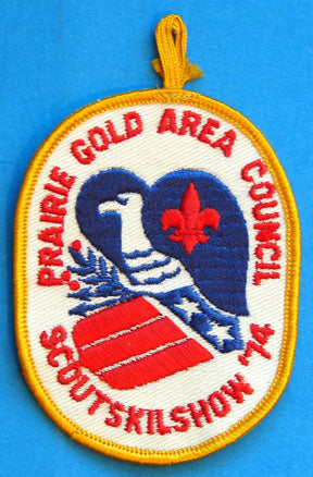 Prairie Gold Area 1974 Scoutskilshow Patch