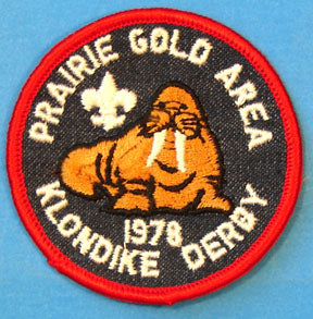 Prairie Gold Area 1978 Klondike Derby Patch