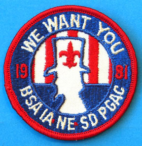 Prairie Gold Area 1981 We Want You Patch