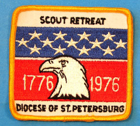 Diocese of St. Petersburg 1976 Scout Retreat Patch
