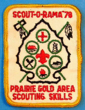 Prairie Gold Area 1978 Scout-O-Rama Patch