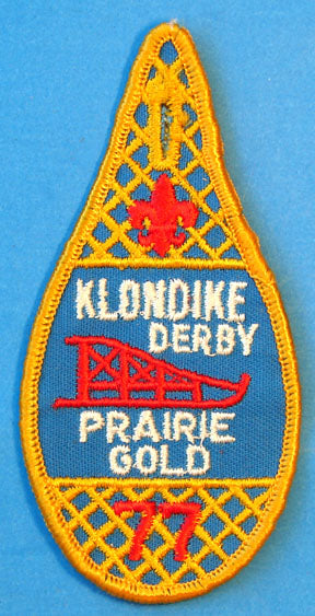 Prairie Gold Area 1977 Klondike Derby Patch