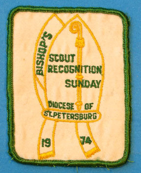 Diocese of St. Petersburg 1974 Scout Recognition Sunday Patch