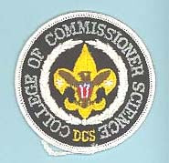 College of Commissioner Science Patch Doctorate Degree
