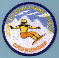 2002 Utah National Parks Klondike Derby Patch