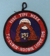 Lodge 508 TePee Week 1992 Patch