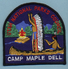 2002 Utah National Parks Camper Patch Camp Maple Dell