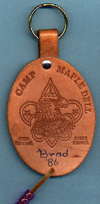 1986 Maple Dell Camp Leather Fob