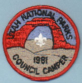 1981 Utah National Parks Camper Patch