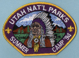 1994 Utah National Parks Camper Patch