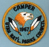 1967 Utah National Parks Camper Patch