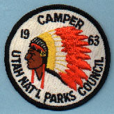 1963 Utah National Parks Camper Patch