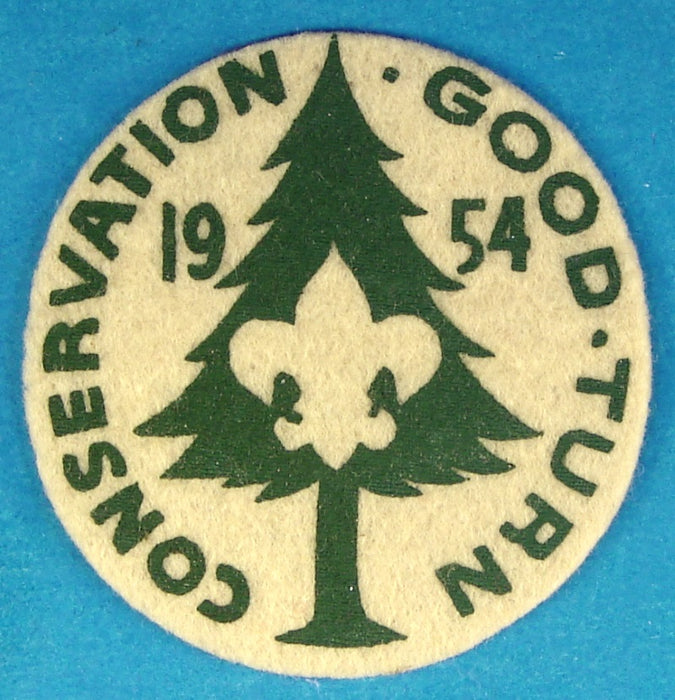 1954 Conservation Good Turn Patch Felt