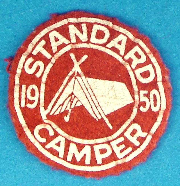 1950 Standard Camp Patch Felt
