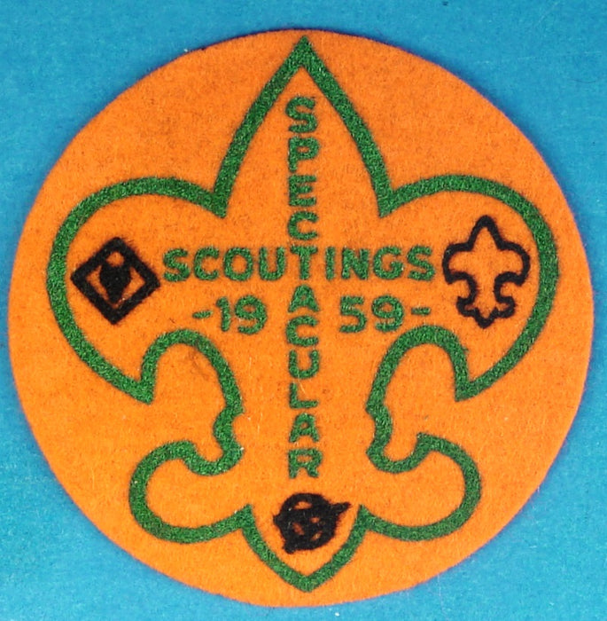 1959 Scoutings Spectacular Patch Felt